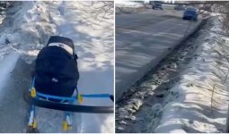 Өскеменде тротуар жоқ: баламен жүру азапқа айналған