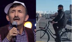 «Неткен қарапайымдылық!»: Велосипед мінген Жүсіп Ақшора көпті тәнті етті (ВИДЕО)