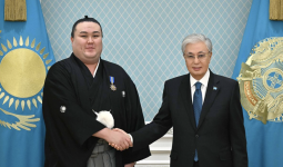 Президент сумошы Ерсін Балтағұлды ІІ дәрежелі «Барыс» орденімен марапаттады