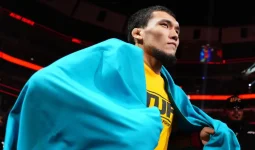Қазақстандық Әліби Ыдырыс UFC-дегі алғашқы жекпе-жегінде жеңіске жетті (ВИДЕО)