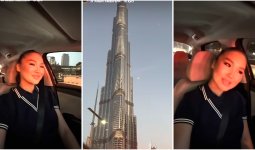 «Аман бол сұлу қыз!»: Тұрсынбектің үлкен қызы Дубай көшелерінде ән шырқады (ВИДЕО)