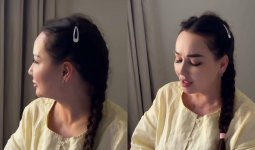 «Жүректен жүрек қалмады»: Жазира Байырбекованың терезеге телмірген видеосы көпті алаңдатты