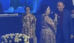 «Айқайламаңыз маған, бұйырмаңыз!»: Мақпал Жүнісова концертінде ыңғайсыз жағдайға тап болды (ВИДЕО)