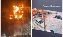 Зардап шеккендер бар: Шахтинскіде көпқабатты үйде газ баллоны жарылды