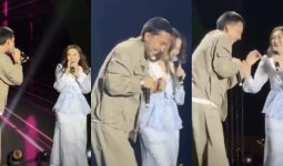 «Үйде отыра бер»: Ерке Есмахан әннің сөзін ұмытып, ұятқа қалды (ВИДЕО)