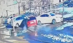 Курчатовта куәлігі жоқ мас әйел жаппай жол апатына ұшырады