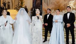 «Келінді Қарақат пен Бейбіт алып шықты»: Жанболат пен Жазира ұлының тойын дүркіретіп өткізген (ВИДЕО)