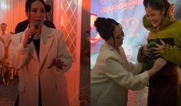 «Өтпей қалған дүниесі ме?»: Қарақаттың Мөлдірдің қызына берген сыйлығы сынға ұшырады  (ВИДЕО)