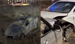 Зардап шеккендер бар: Қарағандыда 3 көлік соқтығысты (ВИДЕО)