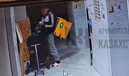 Алматыда балалар арбасына дәрет сындырған курьердің жеке басы анықталды