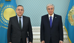Президент ҰҚШҰ Бас хатшысы Таалатбек Масадыковты қабылдады