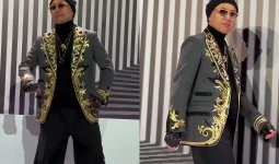 «Байларға бәрі болады»: Тұрсын Алагөзов подиумда биін билеп жүріп өтті (ВИДЕО)