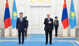 Қасым-Жомарт Тоқаев Ақордада Моңғолия президенті қарсы алды (ФОТО)