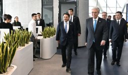 Тоқаев Alem.ai халықаралық жасанды интеллект орталығын аралап көрді