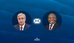 Президент Оңтүстік Африка Республикасының Президентіне құттықтау жеделхатын жолдады