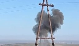 Ақтөбе облысында ауыл маңына дрон құлаған (ВИДЕО)