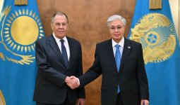 Тоқаев Ресей Федерациясының Сыртқы істер министрі Сергей Лавровты қабылдады