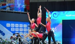 Азия чемпионаты: Қазақстан құрамасы көркем гимнастикадан күміс медаль жеңіп алды
