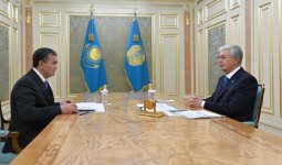 Жеңіс Қасымбек Президентке елорданың әлеуметтік-экономикалық дамуы жөнінде мәлімет берді