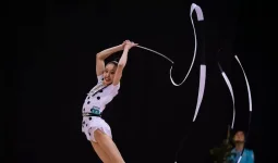 Қазақ қызы көркем гимнастикадан Азия чемпионатында 3 медаль жеңіп алды