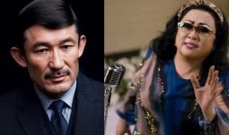 «Тарихи сәт»: Желіде Мақпал Жүнісованың Шәмші Қалдаяқовтың алдында ән айтқан видеосы тарады