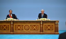 Тоқаев пен Кипр президенті келіссөздер қорытындысы бойынша брифинг өткізді