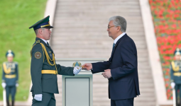 Тоқав әскери оқу орындарының үздік түлектеріне аға лейтенант шенін тапсырды