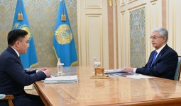 Шымкент әкімі Президентке есеп берді