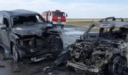 Астана маңында үш көлік соқтығысып, 5 адам қаза тапты