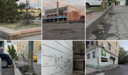 Қарағанды әкімдігі орталық көшелердің сиқын қашанғы жасырмақ?