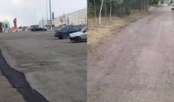 «Жартылай жөндеу - жартылай мазақ па?»: Қарағандыда жолды бұзып, аяқсыз қалдырды