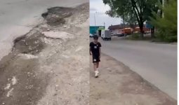 Жолдағы апатқа кім жауапты: Алматы облысы Елтай округіндегі ойлы-шұңқыр халықтың өміріне қауіп төндіруде