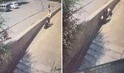 Павлодарда әйел мен баланың үстіне мұз лақтырған күдіктінің кім екені анықталды