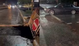 Щучинскідегі апаттық жол: әкімдік қараңғыда қазған орға тұрғындар түсіп жатыр