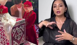 «Таң қалдым»: Алтынай Жорабаева ұзатудағы ерекше торт туралы айтты (ВИДЕО)