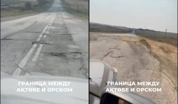 Ақтөбедегі апатты жол: Әкімдік халықаралық трассаның сапасын қашан оңдайды?
