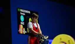 Ауыр атлет Ксения Прозорова Азия чемпионы атанды