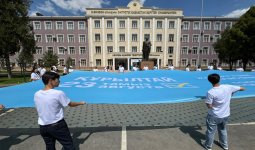 Жастар «Бірге — болашаққа» флешмобына қатысты