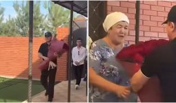 «Сопиып жалғыз жүр»: Тұрсынбек Қабатов анасының туған күніне арнайы барды (ВИДЕО)