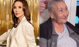 «Бодрый болып отырмын»: Енесінің көңілін тапқан Динара Сәтжан көпті сүйсіндірді (ВИДЕО)на