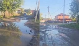 Петропавл тұрғындары батпақ кешіп жүр: халық көшенің жағдайына шағымданды