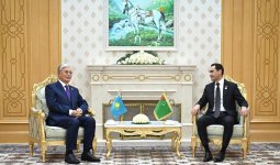 Мемлекет басшысы Түрікменстан Президентімен кездесу өткізді