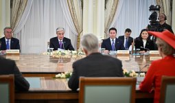 Президент Бельгиялықтар Королі және Патшайымымен кеңейтілген құрамда келіссөз жүргізді