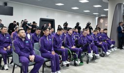 Қазақстан құрамасы V Азия Пара ойындарына аттанды (ВИДЕО)