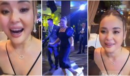«Құны 33 млн теңге»: Мөлдір Мұқановаға той үстінде қымбат әшекей сыйлады (ВИДЕО)