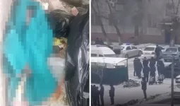 Семейде сәбиді қоқысқа тастаған бұрынғы полицей өмір бойына сотталды