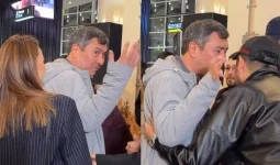 «Жүргізушіні шертіп жіберген»: Жұмабек Жанықұл әдепсіз әрекетімен сынға қалды (ВИДЕО)