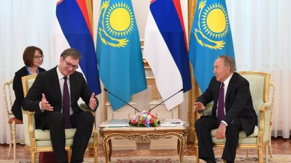 Нұрсұлтан Назарбаев Сербия Республикасының Президентімен кездесті