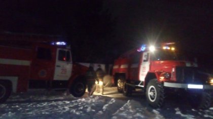 Пожарные предотвратили взрыв газовых баллонов в Павлодарской области