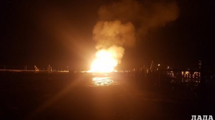 Маңғыстаудағы мұнай-газ кен орны өртенді